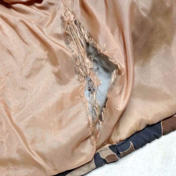 *READ* Vintage Trophy Club Camo Field Hunting Jacket w/ 2 Removable Hoods SMALL - Picture 8 of 13